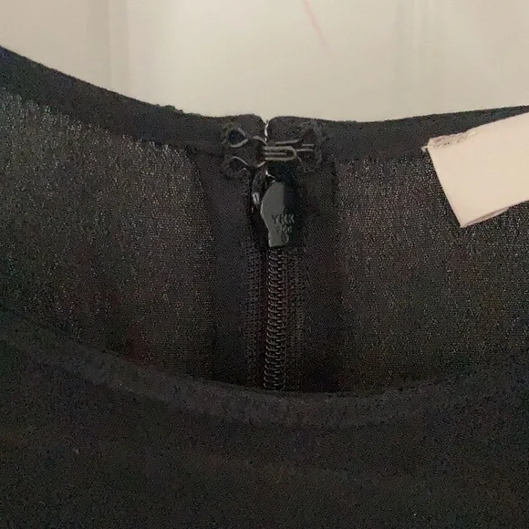 LOFT Black embroidered dress - Picture 8 of 10